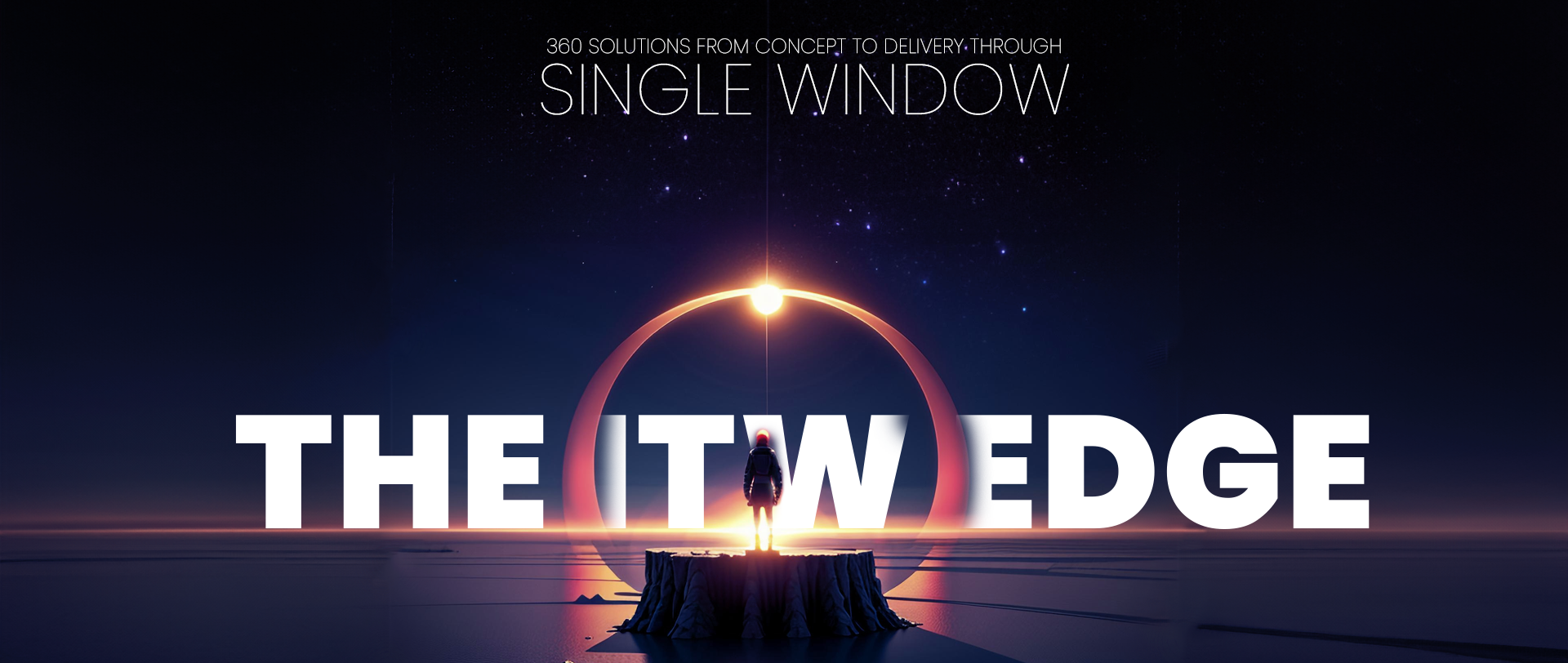 Overview of ITW Universe's website design concept